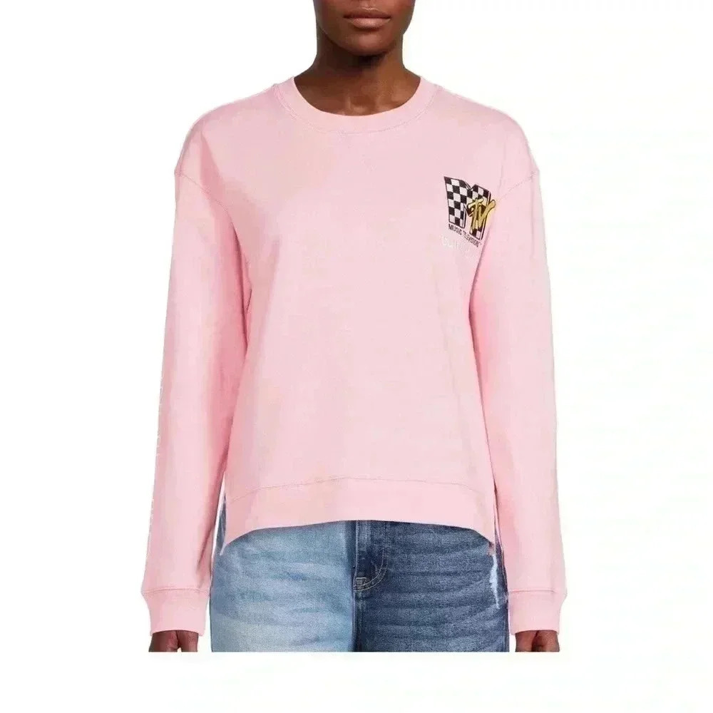 MTV pink sweatshirt size small